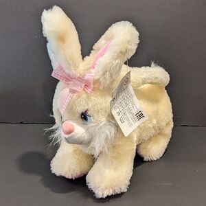 2/$20 cream bunny rabbit plush hand bag 12” Easter